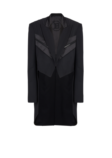 Blazer with satin tailcoat