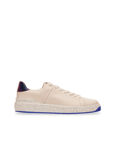 B-Court trainers in leather and iridescent leather