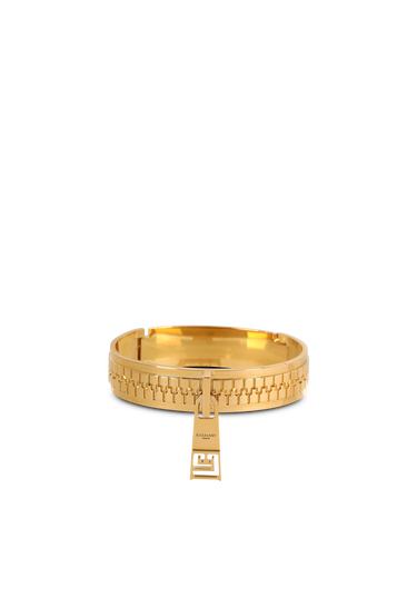 Brass zip bracelet